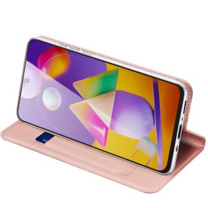 Dux Ducis Slim TPU Klapphülle für das Samsung Galaxy M31s - Roségold