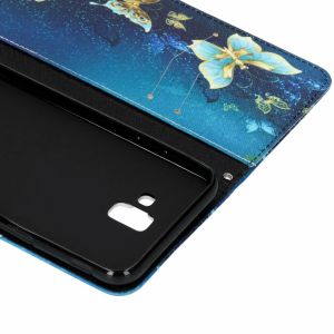 Design TPU Klapphülle für das Samsung Galaxy J6 Plus