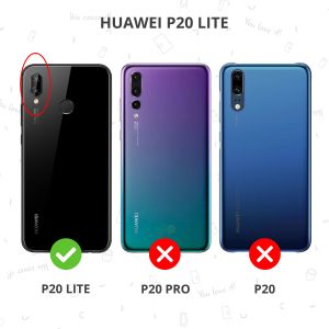 Design TPU Klapphülle für das Huawei P20 Lite