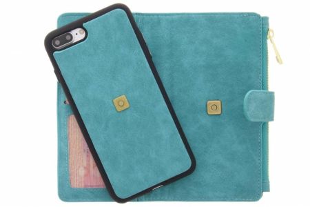 Türkise luxuriöse Portemonnaie-Klapphülle iPhone 8 Plus / 7 Plus