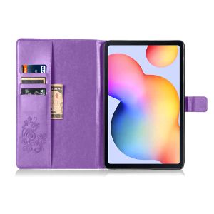 Kleeblumen Klapphülle Klapphülle Galaxy Tab A 10.1 (2019) - Violett