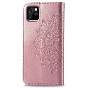Mandala Klapphülle Rosa iPhone 11 Pro