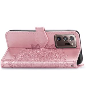 Mandala Klapphülle Galaxy Note 20 Ultra - Roségold