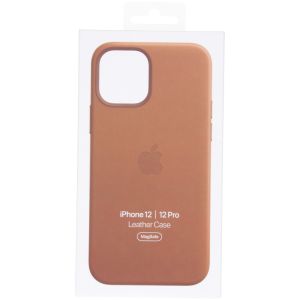 Apple Leder-Case MagSafe für iPhone 12 (Pro) - Saddle Brown