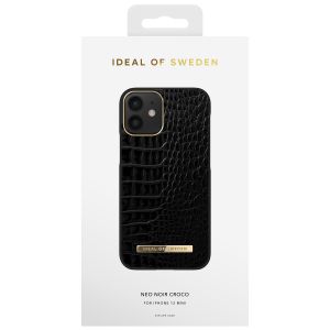 iDeal of Sweden Atelier Backcover für das iPhone 12 Mini - Nightfall Croco