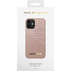 iDeal of Sweden Atelier Backcover für das iPhone 12 Mini - Rose Smoke Croco