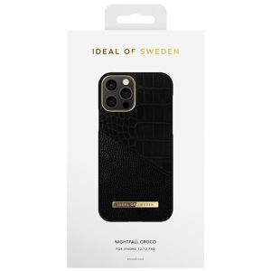 iDeal of Sweden Atelier Backcover für das iPhone 12 (Pro) - Nightfall Croco