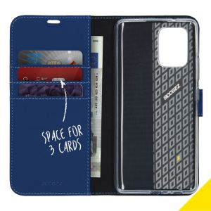 Accezz Wallet TPU Klapphülle Blau für das Samsung Galaxy S10 Lite
