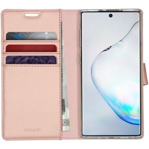 Accezz Wallet TPU Klapphülle Roségold für das Samsung Galaxy Note 10