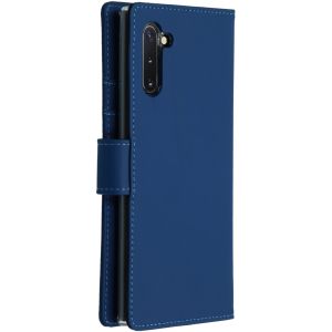 Accezz Wallet TPU Klapphülle Blau für das Samsung Galaxy Note 10