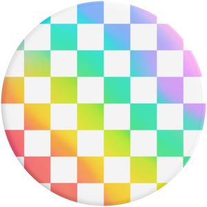 PopSockets PopGrip - Abnehmbar - Rainbow Checker
