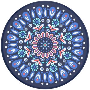 PopSockets PopGrip - Abnehmbar - Butterfly Mandala Blue