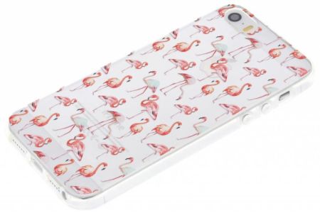 Flamingo Design TPU Silikon-Hülle für iPhone 5/5s/SE
