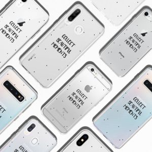 Transparente Zitat-Design TPU Hülle für iPhone 6/6s