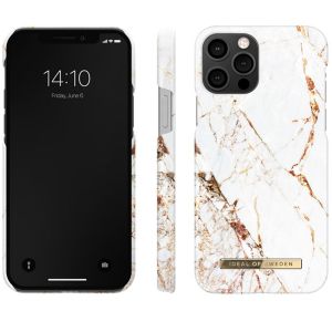 iDeal of Sweden Fashion Back Case iPhone 12 (Pro) - Carrara Gold