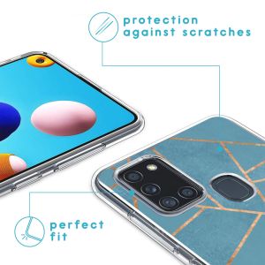 iMoshion Design Hülle für das Samsung Galaxy A21s - Blue Graphic