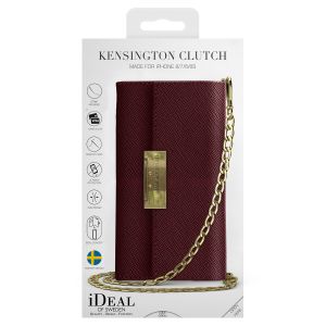 iDeal of Sweden Kensington Clutch Klapphülle Rot iPhone SE (2022 / 2020) / 8 / 7 / 6(s)
