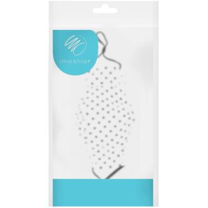 iMoshion Waschbarer Mundschutz aus 3-lagigem Baumwollgewebe - Weiß
