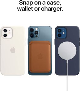Apple Leder-Case MagSafe für iPhone 12 (Pro) - California Poppy