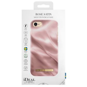 iDeal of Sweden Rose Satin Fashion Back Case iPhone SE (2022 / 2020) / 8 / 7 / 6(s)