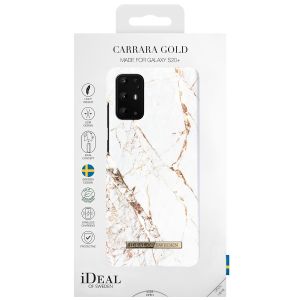 iDeal of Sweden Carrara Gold Fashion Back Case Samsung Galaxy S20 Plus