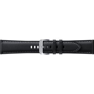 Samsung Original Leather Band Galaxy Watch Active 2 / Watch 3 41mm - Schwarz