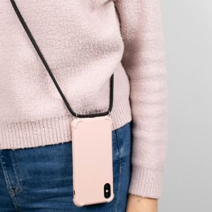 iMoshion Color Backcover mit Band iPhone 12 Mini - Rosa