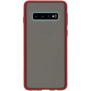 iMoshion Frosted Backcover Rot für das Samsung Galaxy S10