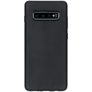 Carbon-Hülle Schwarz für das Samsung Galaxy S10 Plus
