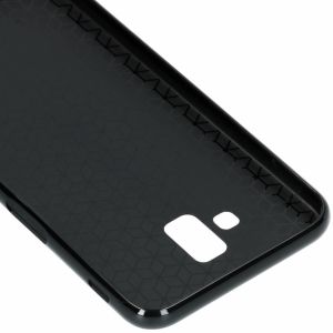 Carbon-Hülle Schwarz für das Samsung Galaxy J6 Plus