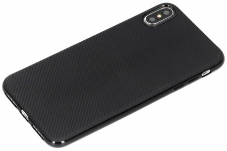Carbon-Hülle Schwarz für das iPhone Xs Max