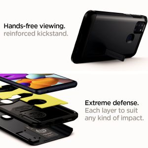 Spigen Tough Armor™ Case Grau für das Samsung Galaxy A21s