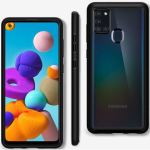 Spigen Ultra Hybrid™ Case Schwarz für das Samsung Galaxy A21s