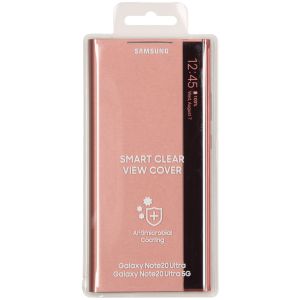 Samsung Original Clear View Cover Klapphülle Galaxy Note 20 Ultra - Mystic Bronze