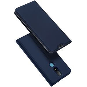 Dux Ducis Slim TPU Klapphülle für das Nokia 2.4 - Dunkelblau