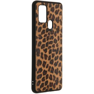 Leopard Hardcase Backcover für das Samsung Galaxy A21s