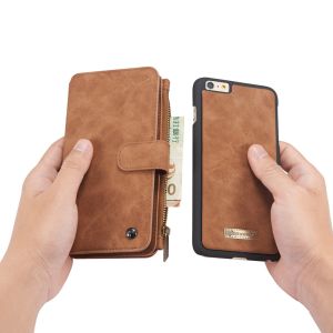 CaseMe Luxuriöse 2-in-1 Portemonnaie-Klapphülle für iPhone 6 / 6s