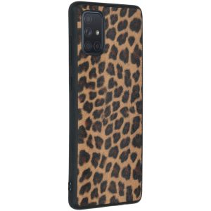 Leopard Hardcase Backcover für das Samsung Galaxy A71