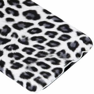 Leopard Design Hardcase-Hülle Weiß für das Huawei P20 Lite