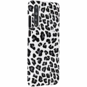 Leopard Design Hardcase-Hülle Weiß für das Huawei P20 Pro