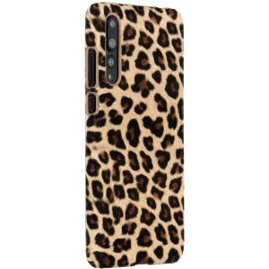 Leopard Design Hardcase-Hülle Braun für das Huawei P20 Pro