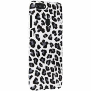 Leopard Design Hardcase-Hülle Weiß für das Huawei P Smart
