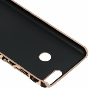 Leopard Design Hardcase-Hülle Braun für das Huawei P Smart