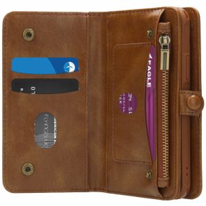 iMoshion 2-1 Wallet Klapphülle Braun für das Samsung Galaxy S10