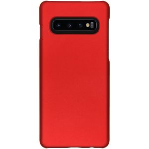 Unifarbene Hardcase-Hülle Rot für das Samsung Galaxy S10