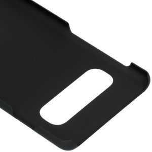 Unifarbene Hardcase-Hülle Schwarz für das Samsung Galaxy S10