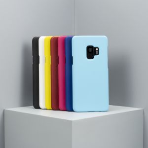Unifarbene Hardcase-Hülle Schwarz für Samsung Galaxy J6 Plus