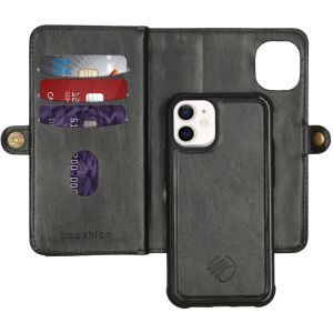 iMoshion 2-1 Wallet Klapphülle das iPhone 12 Mini - Schwarz