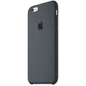 Apple Silikon-Case für das iPhone 6/6s - Holzkohlegrau