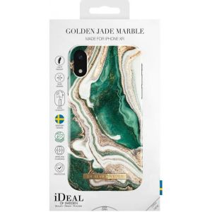 iDeal of Sweden Golden Jade Marble Fashion Back Case für das iPhone Xr